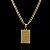 Pingente Placa Tudo Posso (Filipenses 4:13) – Banhado a Ouro 18K - Imagem 2