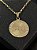 PINGENTE MEDALHA JESUS M - BANHO DE OURO 18K - Imagem 1