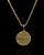 PINGENTE MEDALHA JESUS M - BANHO DE OURO 18K - Imagem 2