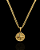 PINGENTE ROSA DOS VENTOS  P - BANHO DE OURO 18K - Imagem 2