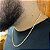 Corrente Riviera 3mm 50cm – Banhada a Ouro 18K - Imagem 1