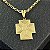 Pingente Placa Cruz – Banhado a Ouro 18K - Imagem 1