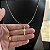 Corrente Tijolinho 1.5mm + Pingente Crucifixo com Jesus – Escolha 50cm, 60cm ou 70cm – Banhada a Ouro 18K - Imagem 4