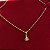 Corrente Tijolinho 2mm 60cm + Pingente Nossa Senhora – Banhada a Ouro 18K - Imagem 2