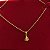 Corrente Tijolinho 2mm 60cm + Pingente Nossa Senhora – Banhada a Ouro 18K - Imagem 1