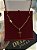 CORRENTE TIJOLINHO ALONGADO  (3MM - 50, 60cm ou 70cm) + PINGENTE CRUZ AMARRADA  - BANHADO A OURO 18k - Imagem 3