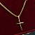 Corrente Lacraia 2mm 60cm + Pingente Cruz – Banhada a Ouro 18K - Imagem 5