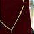 Corrente Lacraia 2mm 60cm + Pingente Cruz – Banhada a Ouro 18K - Imagem 4