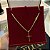 Corrente Lacraia 2mm 60cm + Pingente Cruz – Banhada a Ouro 18K - Imagem 6
