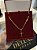 CORRENTE LACRAIA (2MM - 50, 60cm ou 70cm) + PINGENTE CRUZ AMARRADA  - BANHADO A OURO 18k - Imagem 6