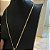 Corrente Lacraia 2mm 70cm + Pingente Cruz – Banhada a Ouro 18K - Imagem 5