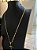 CORRENTE PIASTRINE (4MM - 50, 60cm ou 70cm) + PINGENTE CRUZ AMARRADA  - BANHADO A OURO 18k - Imagem 5