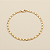 Pulseira Piastrine 4mm 17cm a 21cm – Banhada a Ouro 18K - Imagem 1