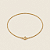 Pulseira 2mm 17cm – Banhada a Ouro 18K - Imagem 1