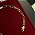 Pulseira Tijolinho Alongado 5mm 21cm Com Fecho Mosquetão – Banhada a Ouro 18K - Imagem 5