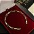 Pulseira Tijolinho Alongado 5mm 21cm Com Fecho Mosquetão – Banhada a Ouro 18K - Imagem 4