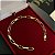 Pulseira Tijolinho Alongado 5mm 21cm Com Fecho Mosquetão – Banhada a Ouro 18K - Imagem 1