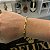 Pulseira Tijolinho Alongado 5mm 21cm Com Fecho Mosquetão – Banhada a Ouro 18K - Imagem 6