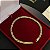 Pulseira Lacraia 5mm 21cm com Fecho Mosquetão – Banhada a Ouro 18K - Imagem 4