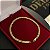 Pulseira Lacraia 5mm 21cm com Fecho Mosquetão – Banhada a Ouro 18K - Imagem 1