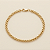 Pulseira Peruana 5mm 17cm a 20cm – Banhada a Ouro 18K - Imagem 1