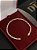 PULSEIRA  CADEADO  (3mm) Escolha  17cm a 21cm - Banhado a Ouro 18K - Imagem 1