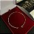 Pulseira Tijolinho 2mm 17cm a 21cm – Banhada a Ouro 18K - Imagem 4