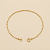 Pulseira Tijolinho 2mm 17cm a 21cm – Banhada a Ouro 18K - Imagem 1