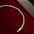 Pulseira Lacraia 2mm 17cm – Banhada a Ouro 18K - Imagem 3