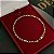 Pulseira Tijolinho 2mm 21cm – Banhada a Ouro 18K - Imagem 2