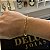 Pulseira Tijolinho 2mm 21cm – Banhada a Ouro 18K - Imagem 4