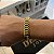 Pulseira Lacraia 13mm 17cm a 21cm – Banhada a Ouro 18K - Imagem 1