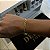 Pulseira Piastrine 7mm 17cm a 21cm – Banhada a Ouro 18K - Imagem 1