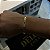 Pulseira Piastrine 7mm 17cm a 21cm – Banhada a Ouro 18K - Imagem 4