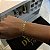 Pulseira Piastrine 7mm 17cm a 21cm – Banhada a Ouro 18K - Imagem 3