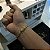 Pulseira Piastrine 7mm 17cm a 21cm – Banhada a Ouro 18K - Imagem 2
