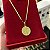 Corrente Piastrine 2mm + Pingente Medalha São Bento – Escolha 50cm, 60cm ou 70cm – Banhada a Ouro 18K - Imagem 3