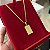 Corrente Piastrine 2mm + Pingente Placa Espírito Santo – Escolha 50cm, 60cm ou 70cm – Banhada a Ouro 18K - Imagem 4