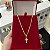 Corrente Piastrine 2mm + Pingente Crucifixo com Jesus – Escolha 50cm, 60cm ou 70cm – Banhada a Ouro 18K - Imagem 2