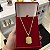 Corrente Piastrine 2mm 60cm + Pingente Placa – Banhada a Ouro 18K - Imagem 2