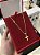 CORRENTE CADEADO (2MM - 50, 60cm ou 70cm) + PINGENTE CRUZ PP  - BANHADO A OURO 18k - Imagem 1