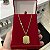 Corrente Cadeado 2mm 60cm + Pingente Placa – Banhada a Ouro 18K - Imagem 2
