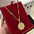 Corrente Cadeado 2mm 60cm + Pingente Jesus – Banhada a Ouro 18K - Imagem 1