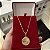 Corrente Cadeado 2mm 60cm + Pingente Jesus – Banhada a Ouro 18K - Imagem 2