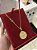 CORRENTE CADEADO (2MM - 50, 60cm ou 70cm) + PINGENTE MEDALHA JESUS  - BANHADO A OURO 18k - Imagem 1