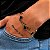 Pulseira Trevo Black 1.5mm 17cm – Banhada a Ouro 18K - Imagem 2