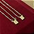 Escapulário Corrente Veneziana 1.8mm 70cm com Pingentes de Cruz – Banhado a Ouro 18K - Imagem 2