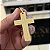 Pingente Cruz Diamantada G 9g 3,5x3,5cm – Banhado a Ouro 18K - Imagem 1