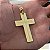 Pingente Cruz Diamantada G 9g 3,5x3,5cm – Banhado a Ouro 18K - Imagem 5
