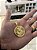 Pingente medalha São  Jorge detalhado Grande .( 9g- 3,5x3,5cm) (G) - BANHO DE OURO 18k - Imagem 3